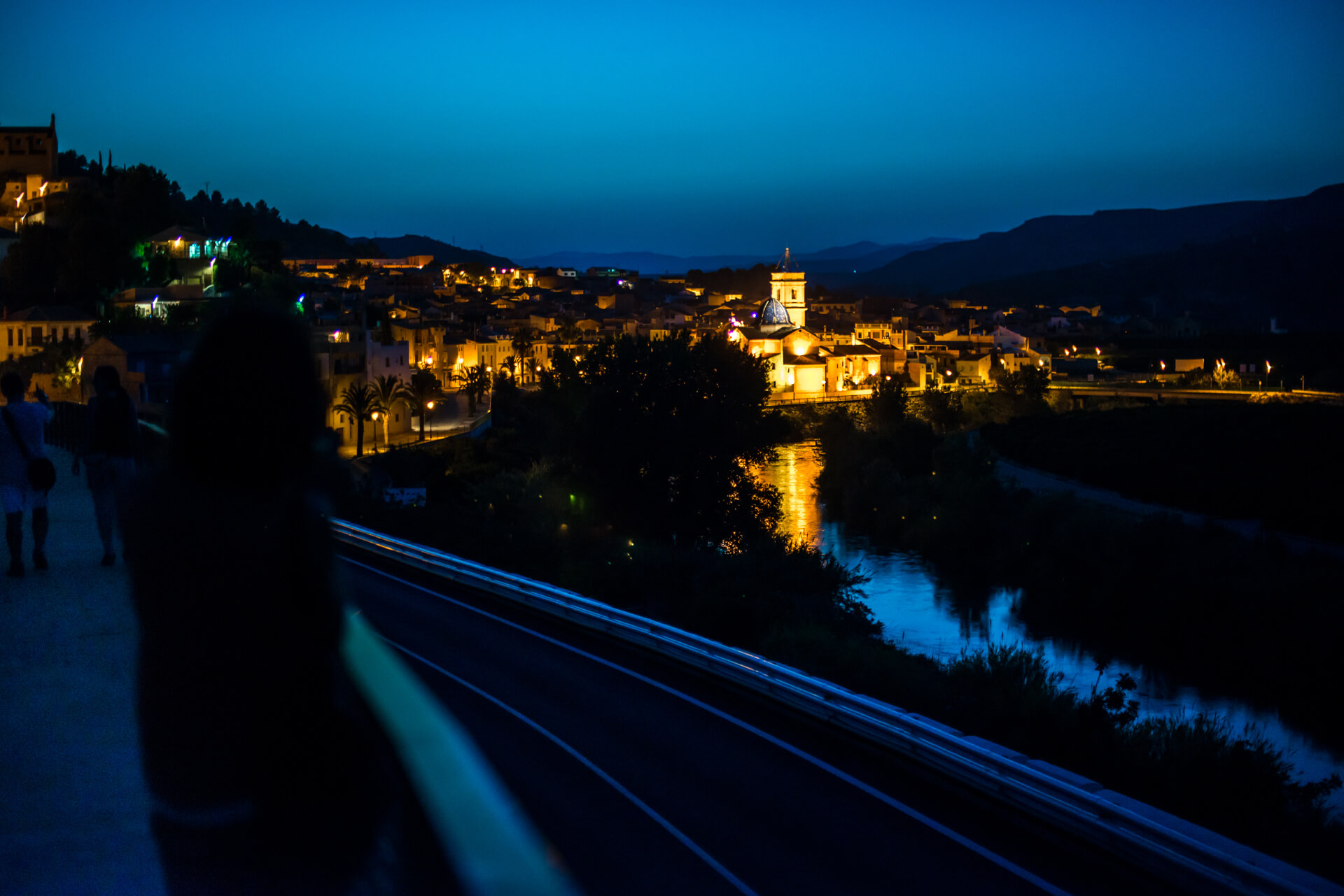 El camino del cementerio es un mirador del río Júcar y Sumacàrcer